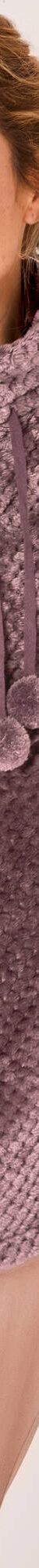 Poncho maille polaire texturée, col montant (taupe) Poncho maille polaire texturée, col montant (taupe)